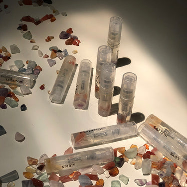 Sample set essential oil interior aromatic sprays.Peace,Love,Captain,Wood, Alchemy,Spirit.sandalwood,palosanto,geranium essential oils.