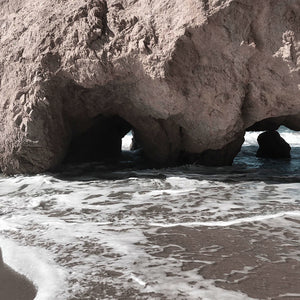 el matador beach cave in mailbu california. california lifestyle at its beat.