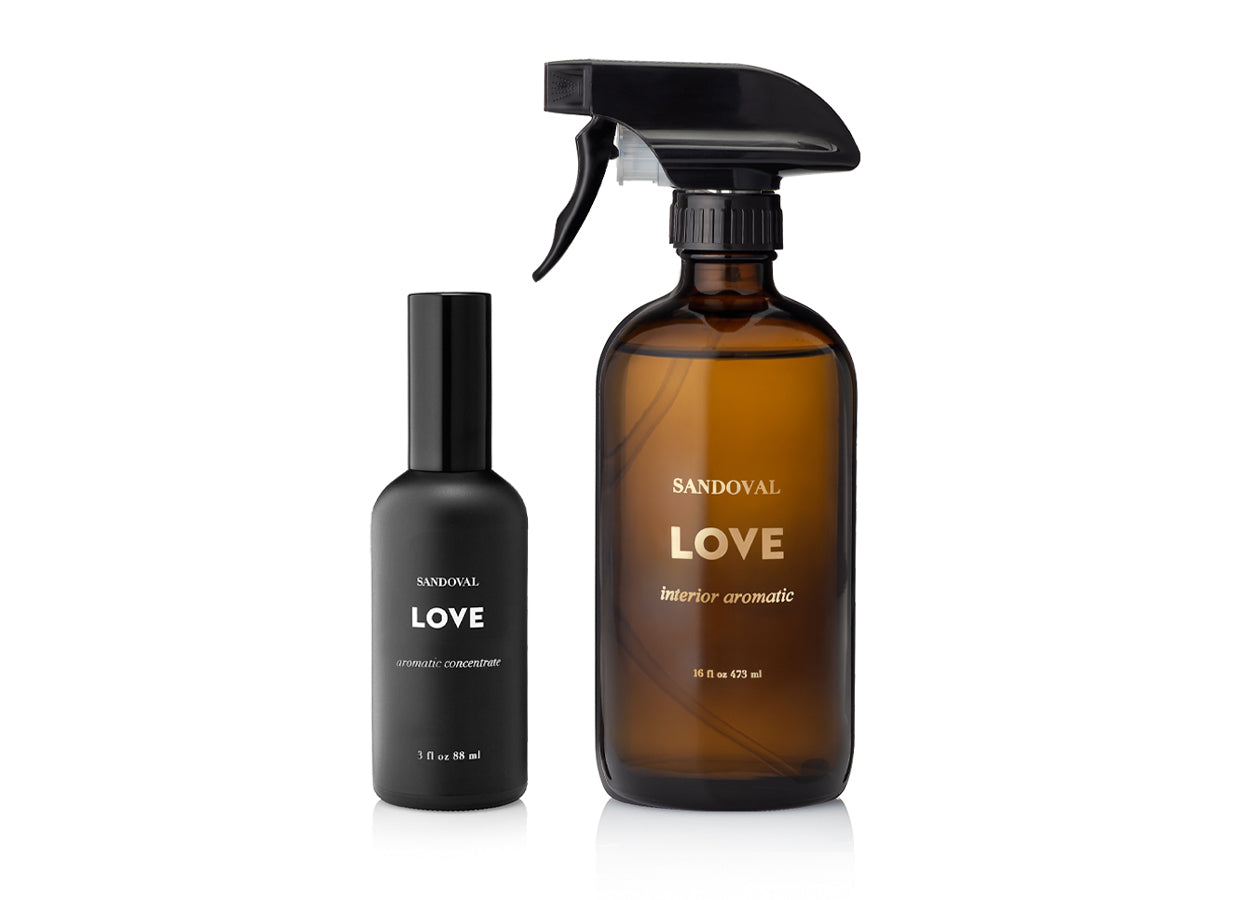 LOVE Interior Aromatic Mist + LOVE Aromatic Concentrate – SANDOVAL