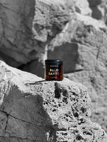 sandoval palo santo aromatic incense on a cliff in malibu california